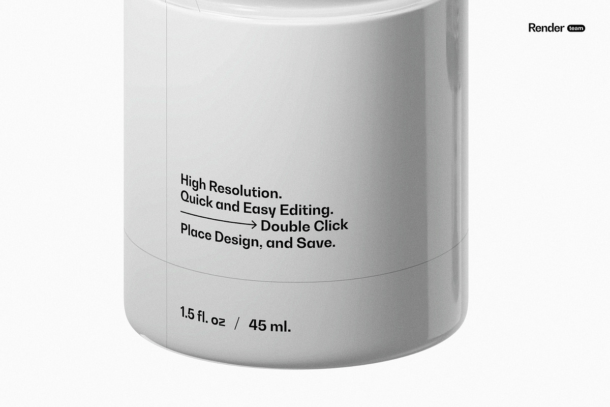 Dispenser Bottle Mockup, a Packaging Mockup by Renderteam (Photo 8 of 8)