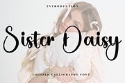 Sister Daisy, a Handwritten Font by FreshTypeINK (Thumbnail 1 of 8)