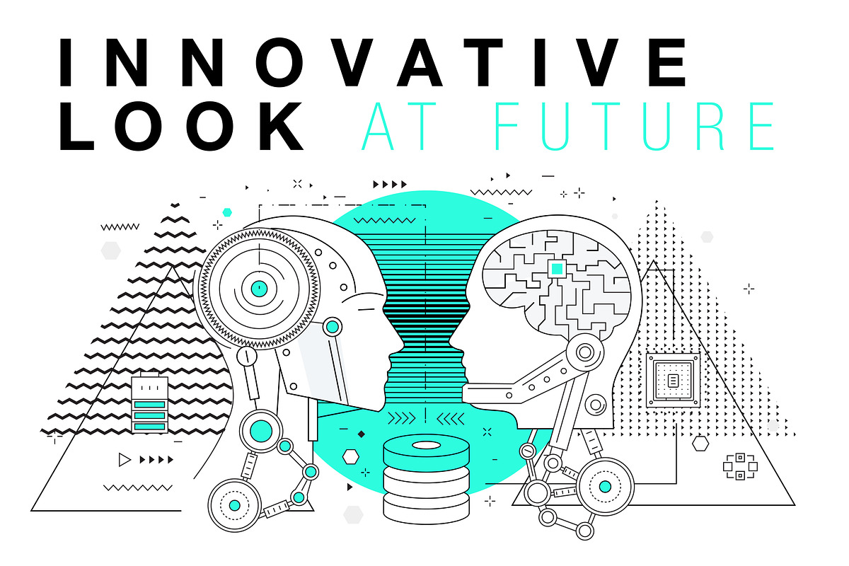 Innovation look at future, a Healthcare Illustration by Vladimir Vihrev (Photo 1 of 10)