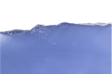 isolated sea water blue wave