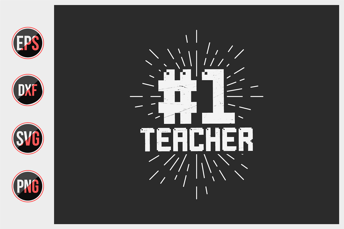 Teacher typographic svg bundle., a Graphic by Uniquesvg99 (Photo 5 of 16)