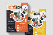 Construction Business Flyer Template, a Flyer Template by Pixelpick (Thumbnail 1 of 3)