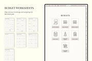 Boho Digital Budget Planner, a Templates & Theme by Digital_Mind (Thumbnail 6 of 10)