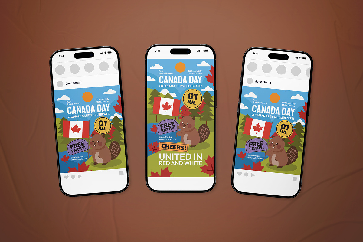 Canada Day Event Flyer Set, a Flyer Template by The Good Store (Photo 2 of 2)
