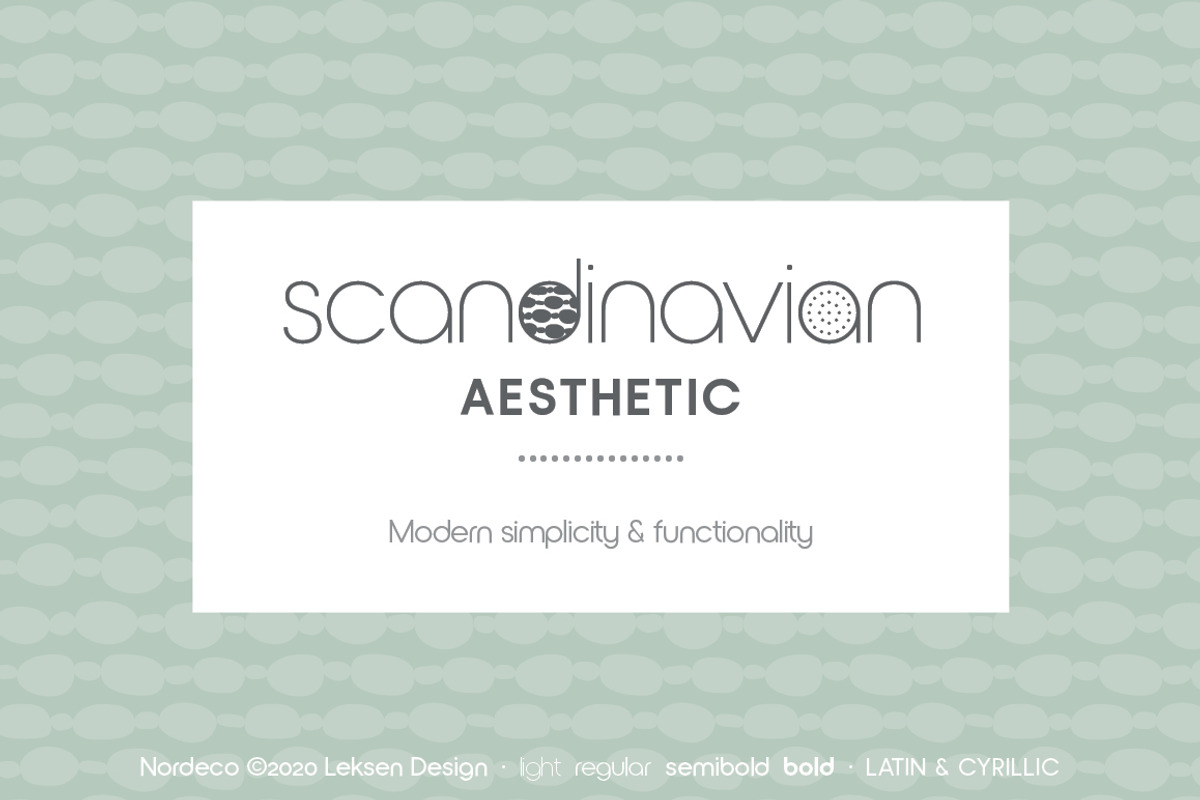Nordeco Bold, a Sans Serif Font by Leksen Design (Photo 6 of 6)