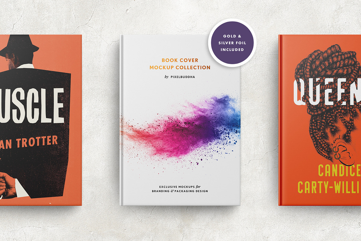 Book Cover Mockups, a Books & Magazine Mockup by pixelbuddha.net (Photo 1 of 8)