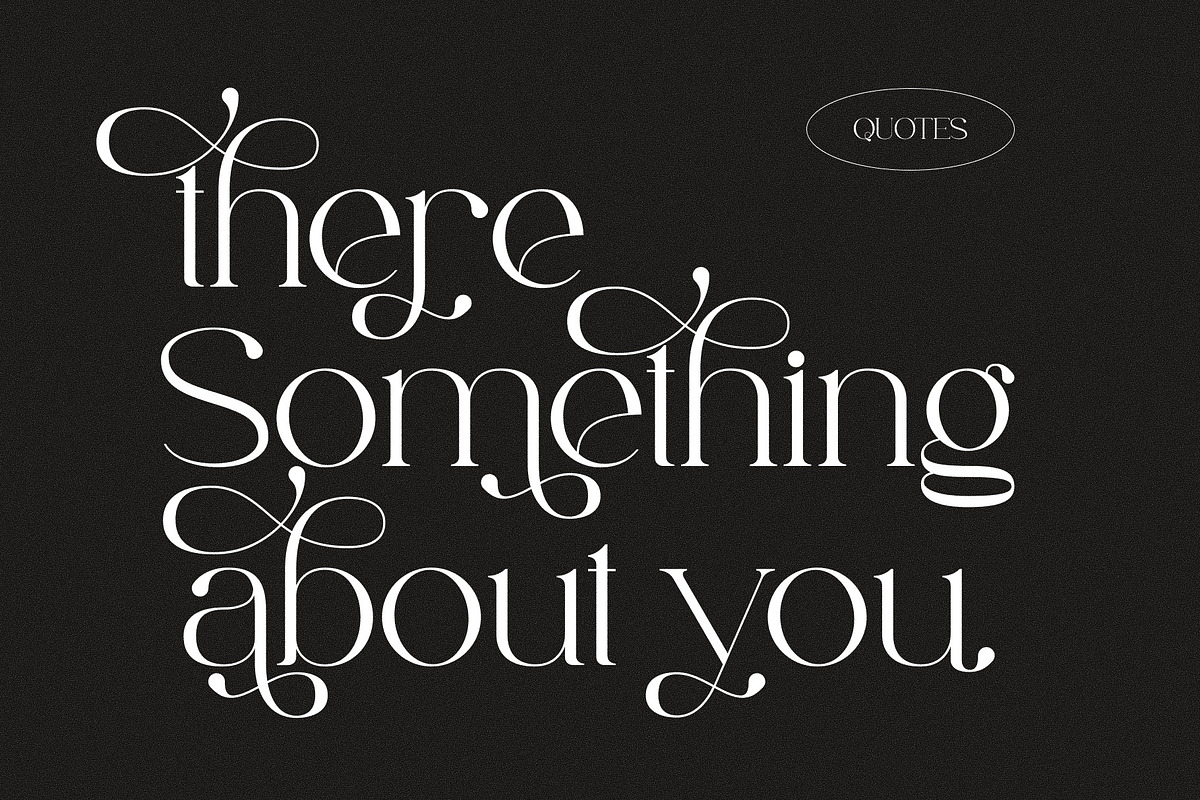 Jesslyn - Stylish Serif Font, a Serif Font by Aqeel_Art (Photo 8 of 10)