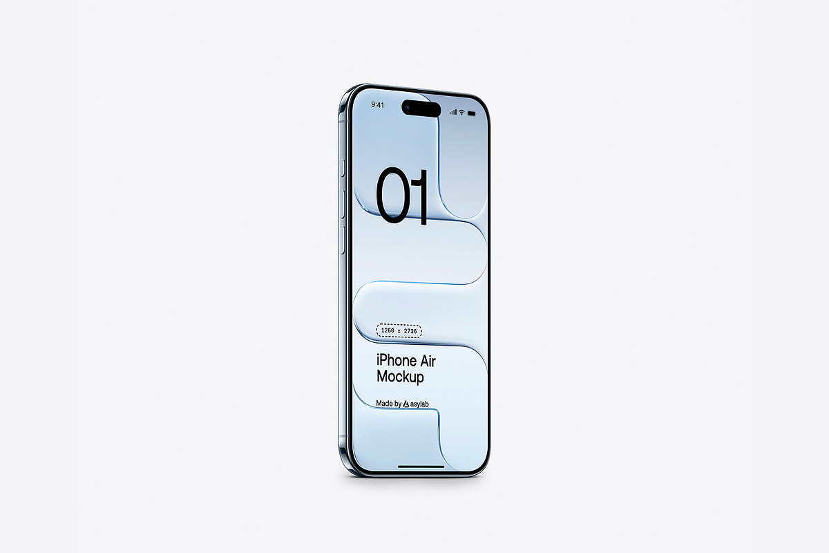 iPhone Air - 24 Mockups Scenes, an iPhone Mockup by Asylab (Photo 42 of 62)