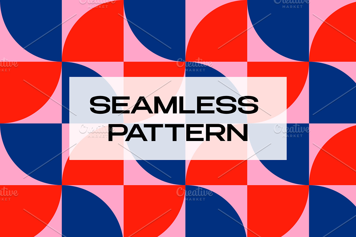 Retro floral geometrical pattern, a Pattern Graphic by Art's and patterns (Photo 1 of 3)