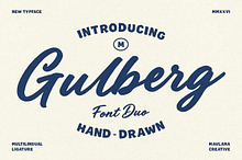 Gulberg Dry Font Duo Script Sans