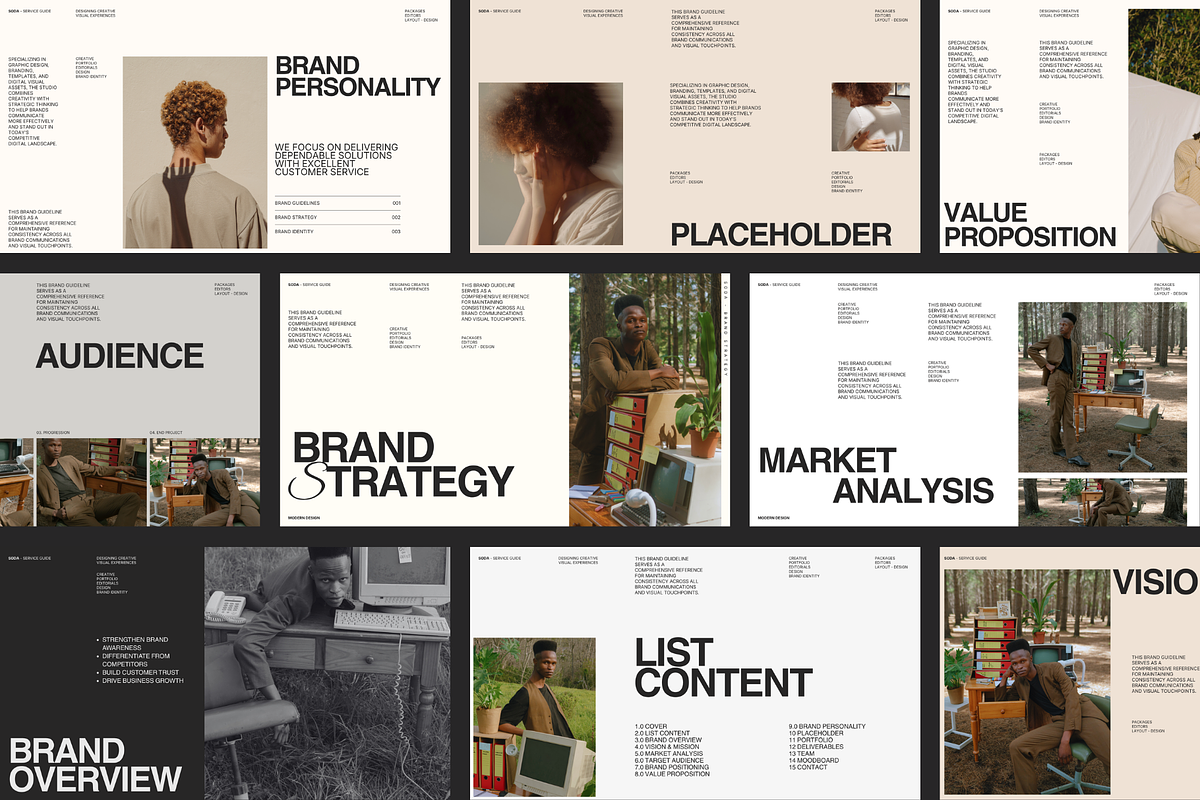 SOBA - Brand Strategy Template, a Presentation Template by Creatorism (Photo 7 of 8)