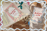 Whimsical Watercolor Frames, an Object Graphic by Purple (Thumbnail 1 of 10)
