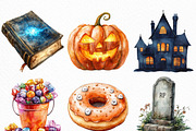 Halloween Sublimation Clipart, an Illustration by Craft Nest (Thumbnail 4 of 6)
