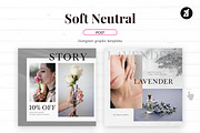 Soft neutral social media graphic, a Social Media Template by Chanut is industries (Thumbnail 4 of 11)