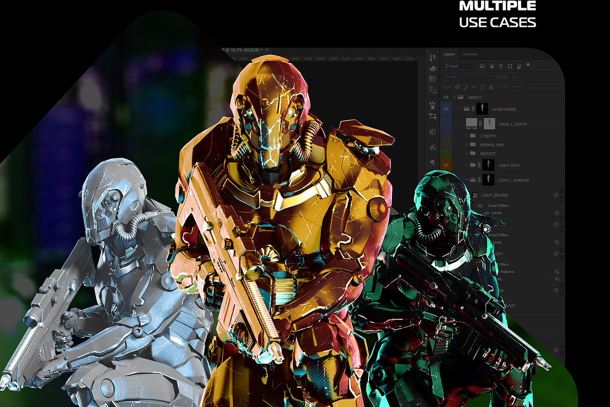 Security Robots Mockup #2, a Product Mockup by ARKS ACADEMY (Photo 8 of 13)