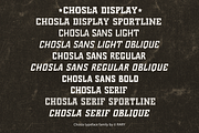 Chosla | sports style font family., a Sans Serif Font by RARY (Thumbnail 10 of 15)