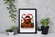 Fine Funny Christmas Png, an Illustration by Daily.Designs (Thumbnail 4 of 5)