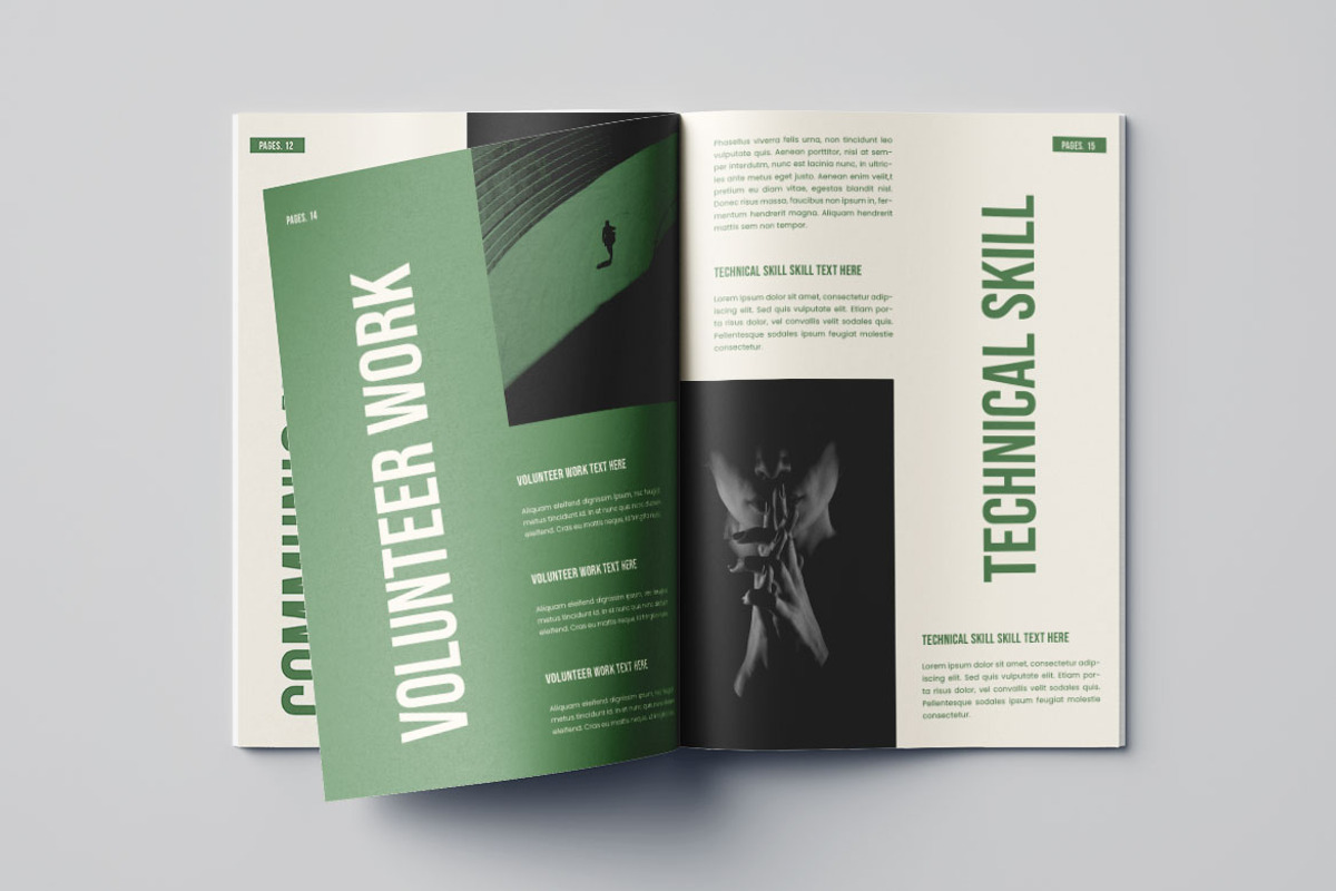 Resume Portfolio Vol.8, a Resume Template by Bewalrus Studio (Photo 3 of 10)