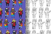 Rock star patterns, a Pattern Graphic by merion_merion (Thumbnail 3 of 5)