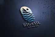 Big Sail Pro Travel Logo, a Branding & Logo Template by Design_Planet (Thumbnail 4 of 5)