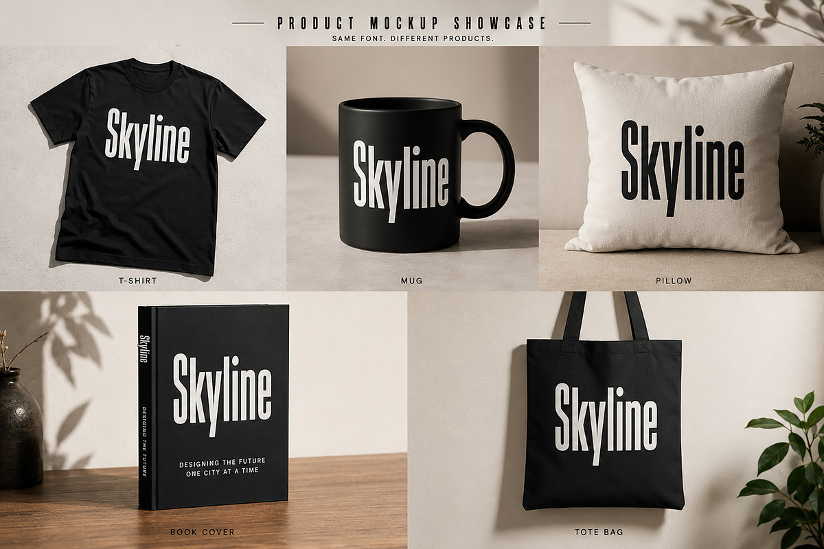 Skyline, a Serif Font by Wow Magic (Photo 2 of 5)