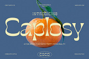 Caplosy - Trippy Font, a Serif Font by Craft Supply Co. (Thumbnail 1 of 8)
