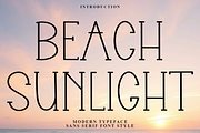 Beach Sunlight, a Sans Serif Font by InermediaSTUDIO (Thumbnail 1 of 7)