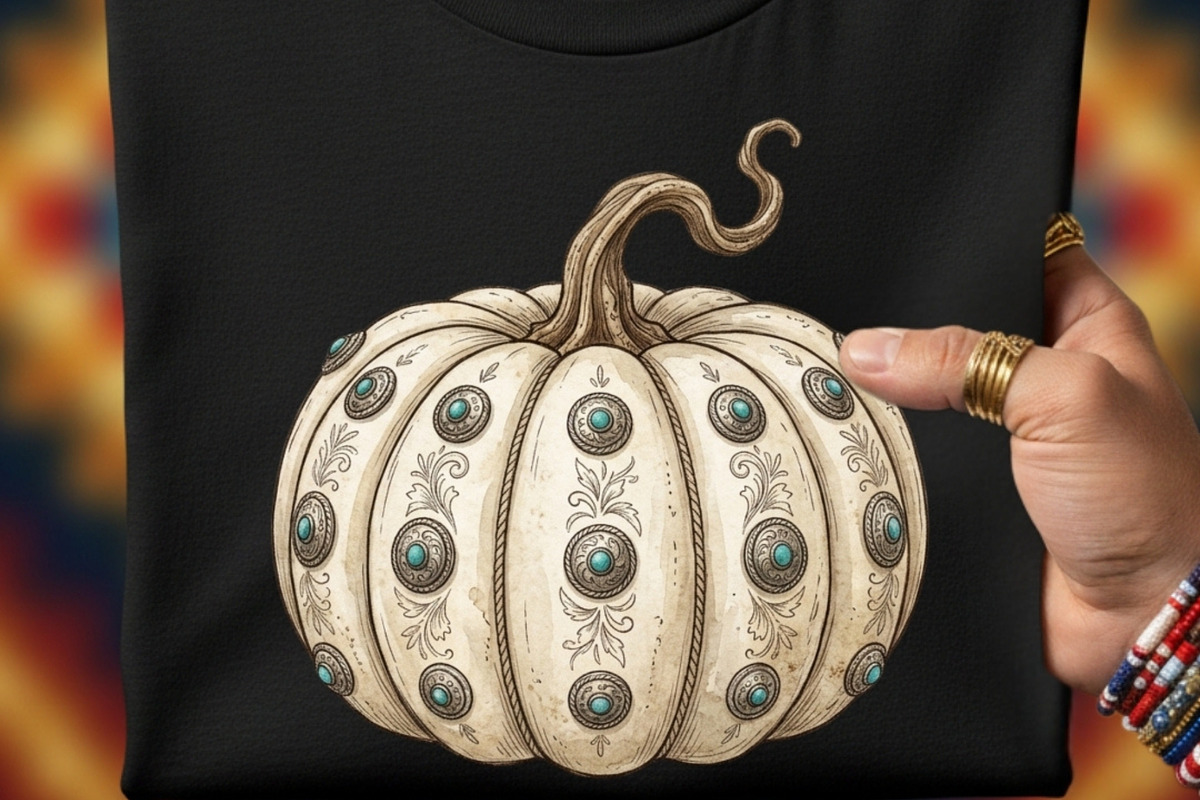 Rustic Western Pumpkin Clipart, a Seasonal Illustration by Tanya Kart (Photo 2 of 10)
