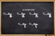 Blackboard | Script Font, a Handwritten Font by Scratchones (Thumbnail 8 of 9)