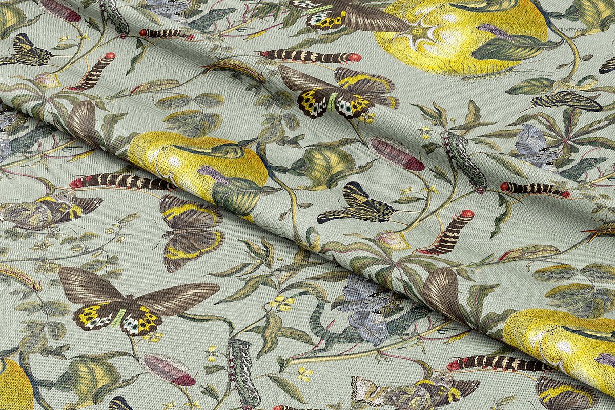 Curtains Fabric BN00 Mockup Set, a Mockup by creatsy5 (Photo 4 of 8)