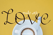 Milky Script font, a Script Font by Mehul Munjani (Thumbnail 4 of 4)