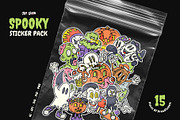 Halloween Cartoon Bundle, an Illustration by The Isian (Thumbnail 34 of 40)