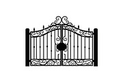 Ornate Wrought Iron Gate Vector Bund, an Illustration by Designs_River (Thumbnail 10 of 47)