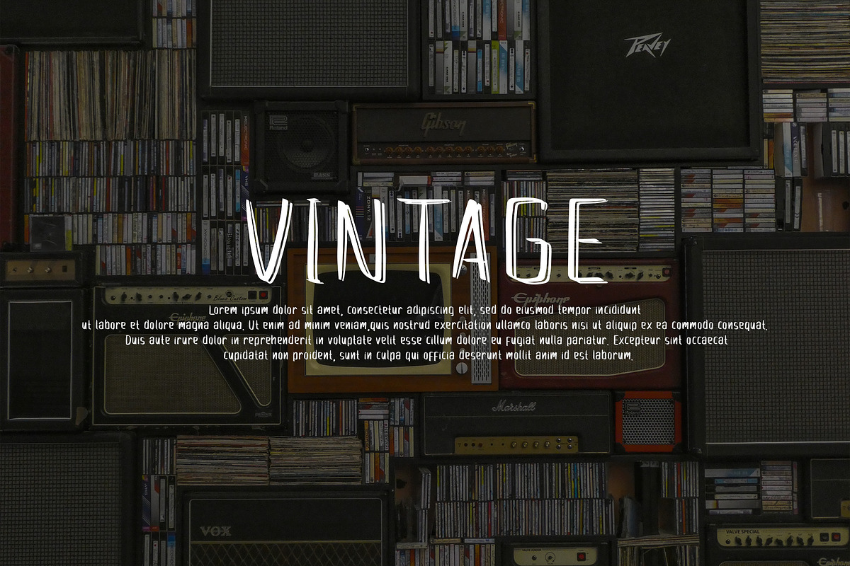 GOFLOW - Vintage Display Font, a Script Font by NTC Graphic (Photo 6 of 8)