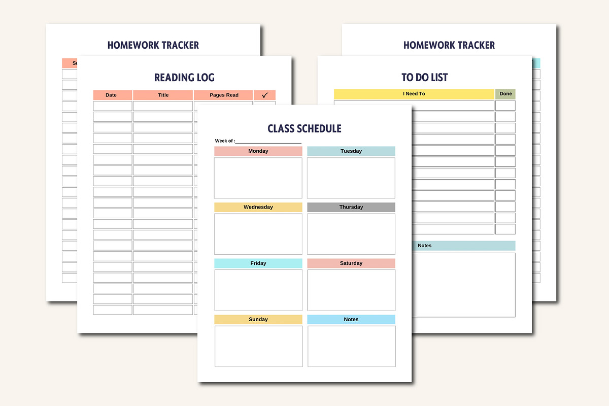 26–2027 Homeschool Management Binder, a Stationery Template by Designmela01 (Photo 4 of 9)