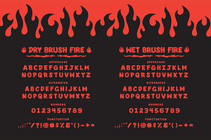 Brush Fire Font Family