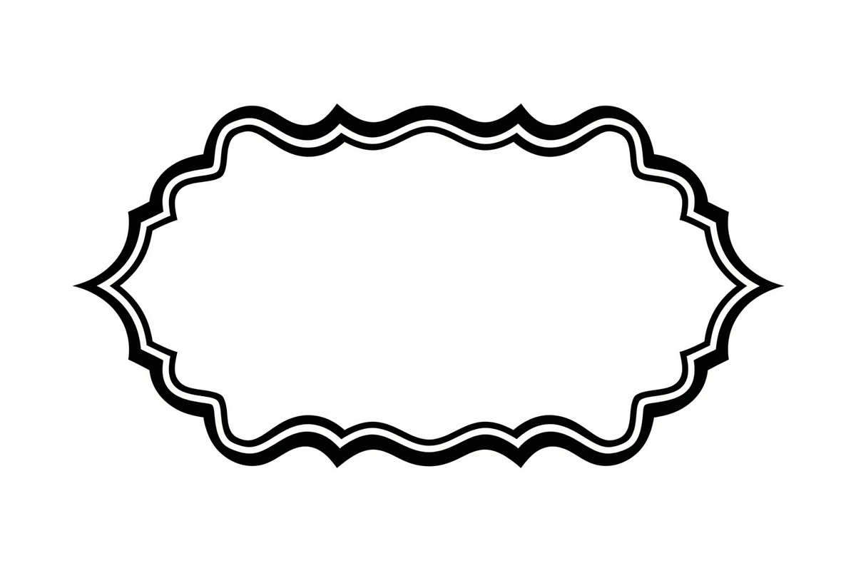 Wavy Scalloped Label Frame Bundle, an Illustration by musafir_fashion (Photo 13 of 51)