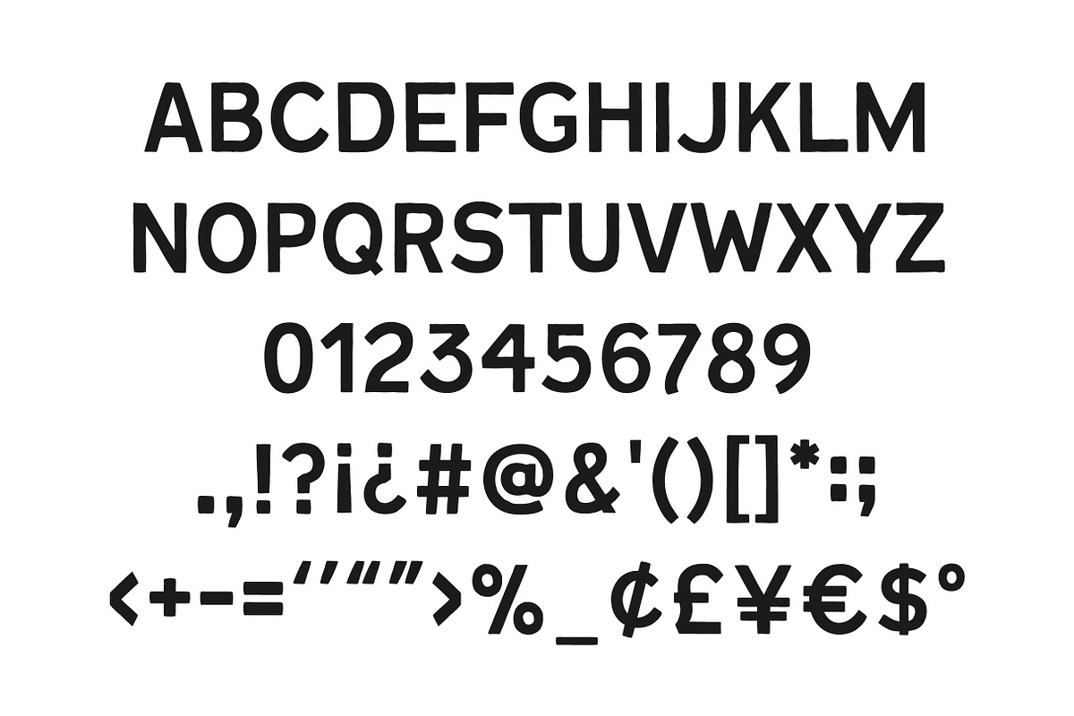 Cut & Shave Hand Drawn Vintage Font, a Sans Serif Font by Off The Rack © (Photo 2 of 6)
