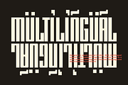 Overtall Ultra Condensed Sans Font, a Sans Serif Font by Rasio Studio (Thumbnail 4 of 11)