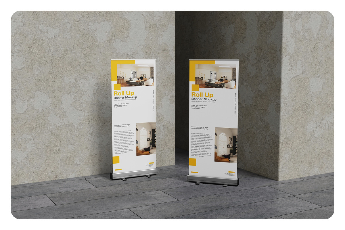 Roll Up Banner Mockup, an Advertising Mockup by Pixie Creative (Photo 4 of 5)