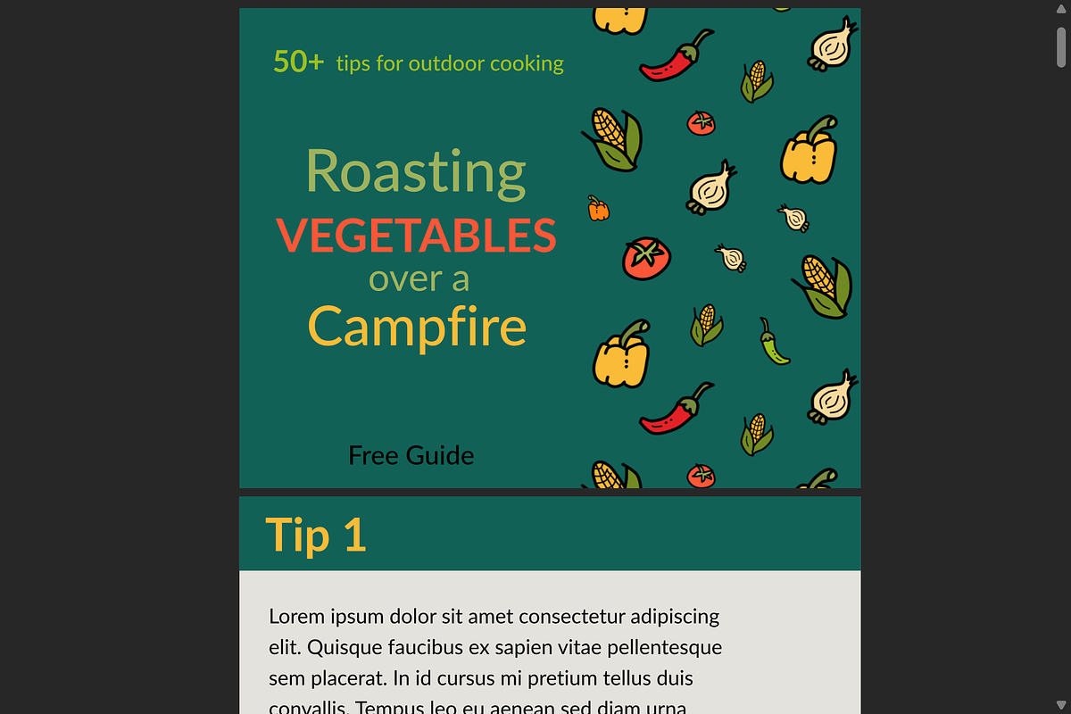 Outdoor Kitchen Illustrations, a Food Illustration by AJ Doodles (Photo 15 of 16)