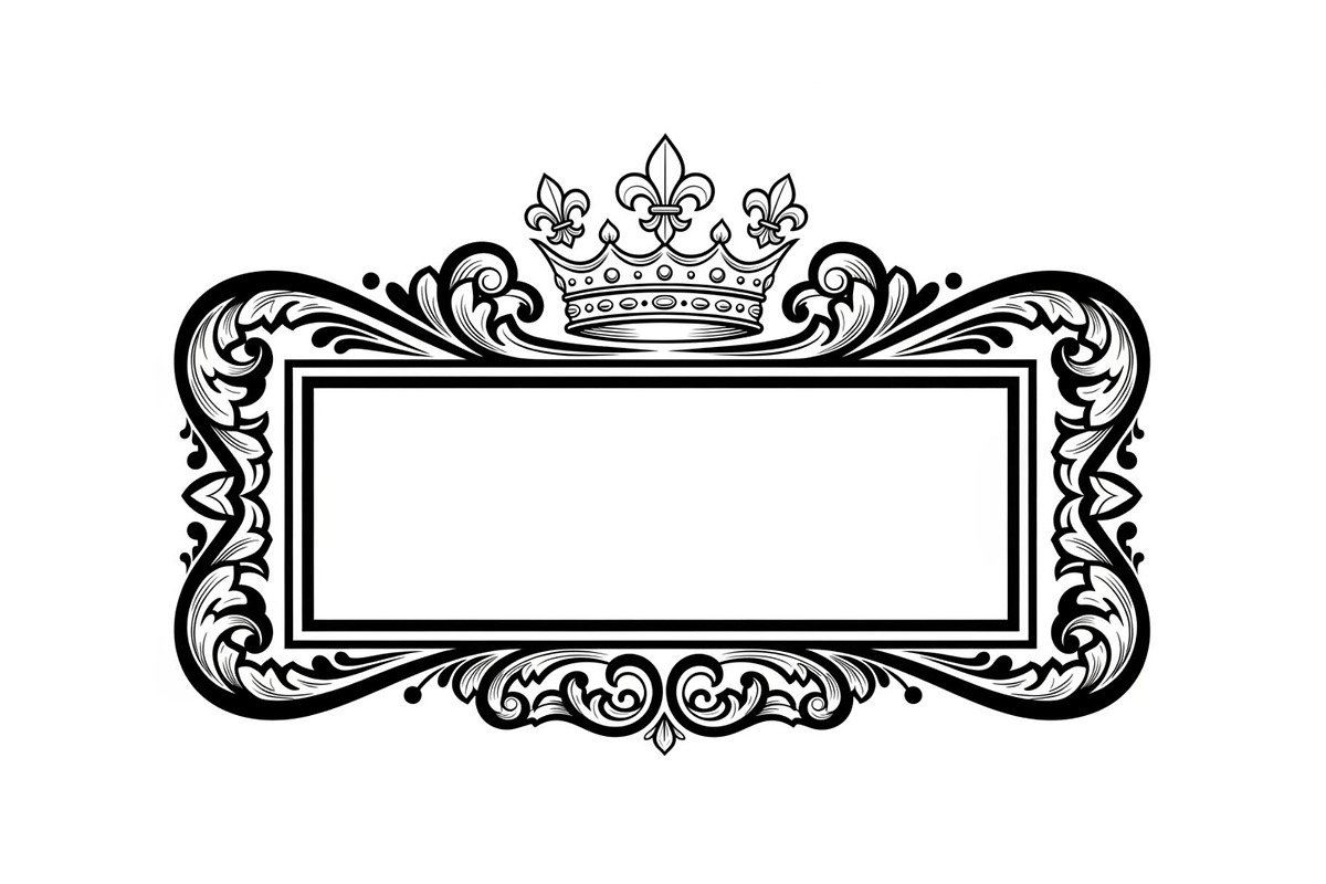 Vintage Crown Ornament Bundle, an Illustration by Designer_Momina (Photo 23 of 31)