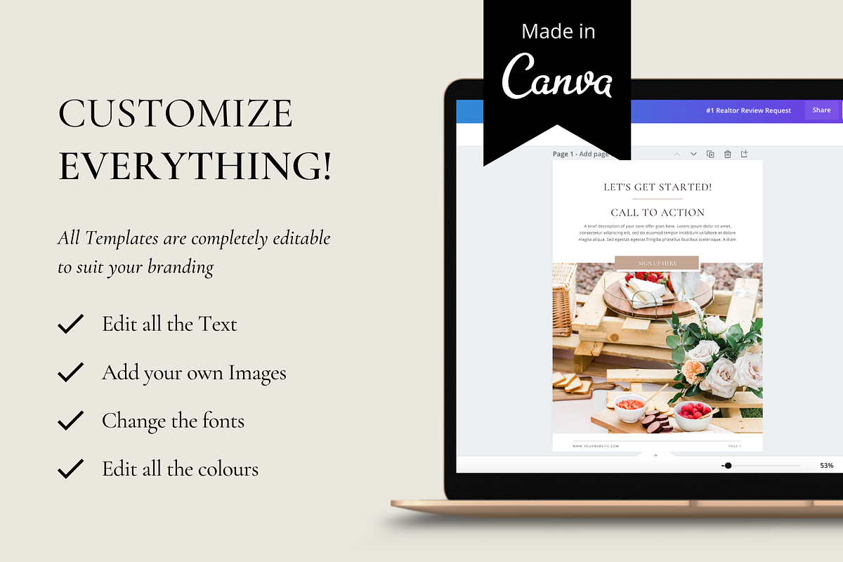 Cookbook Recipe Template, a Flyer Template by Design Lush Studio (Photo 6 of 6)
