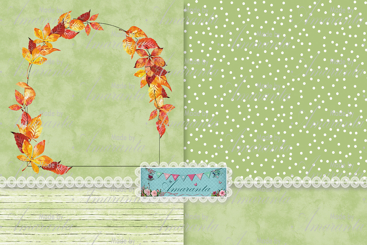 Autumn Life No-Ai Woodland Scrap Kit, a Pattern Graphic by MadeByAmaranta (Photo 8 of 10)