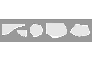 Torn paper vector element with