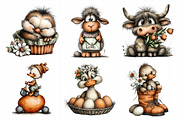 Whimsical Easter Clipart, an Illustration by Daily.Designs (Thumbnail 5 of 8)