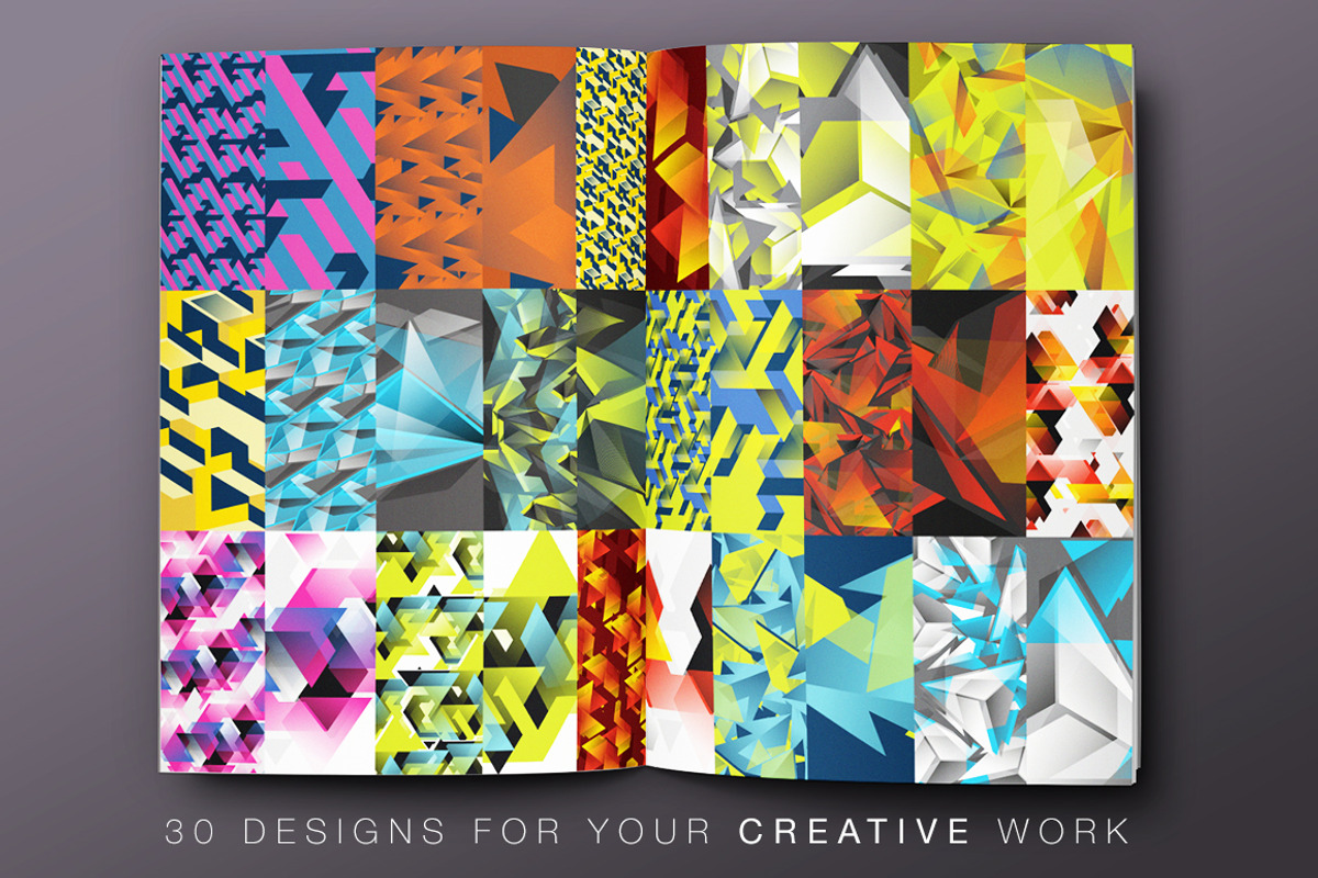 Abstract Geometric Backgrounds v.3 preview 3