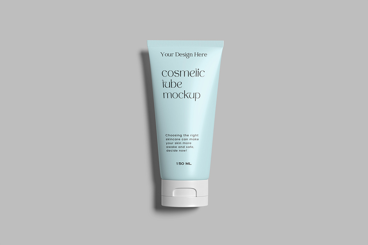 Cosmetic Tube Mockup, a Packaging Mockup by Bangdastudio (Photo 2 of 6)