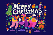 Merry Christmas and Happy New Year!, a Seasonal Illustration by MoleskoStudio (Thumbnail 5 of 27)