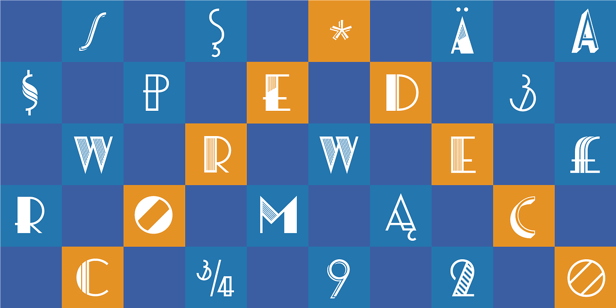 Core Deco, a Sans Serif Font by S-Core (Photo 3 of 4)